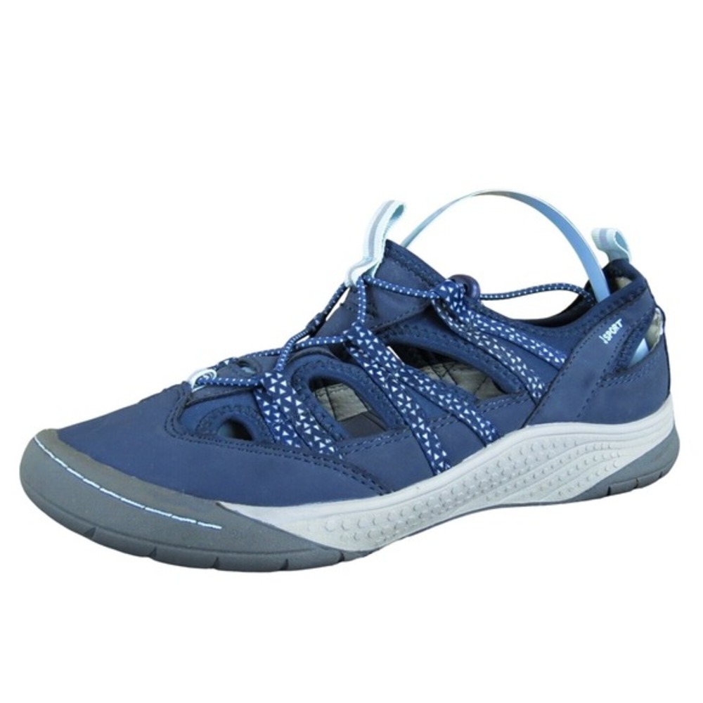 Jsport Women's  Sport Sandals Blue Synthetic Sz 6.5 Medium Gently Used‎ 2025